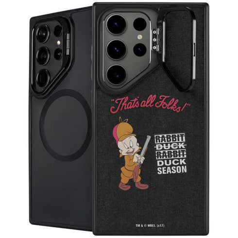 Looney Tunes Elmer Fudd Thats All Folks Galaxy S25 Ultra Kickstand Case